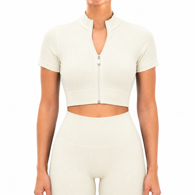 OVYRE Zip Sculpt Crop