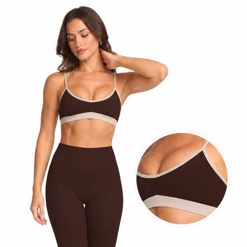 OVYRE Contrast Tank with Built-In Bra
