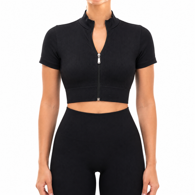 OVYRE Zip Sculpt Crop