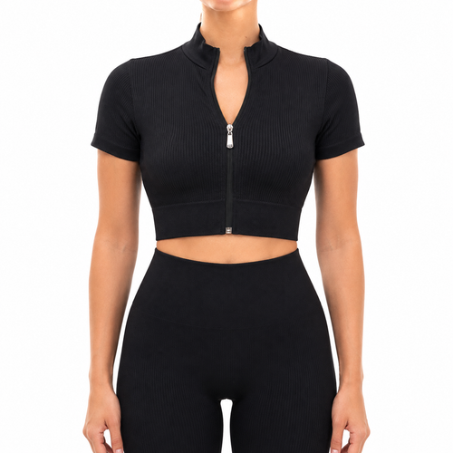 OVYRE Zip Sculpt Crop