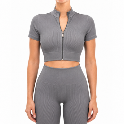 OVYRE Zip Sculpt Crop