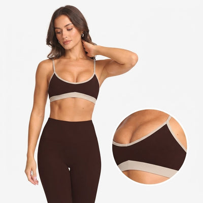 OVYRE Contrast Tank with Built-In Bra
