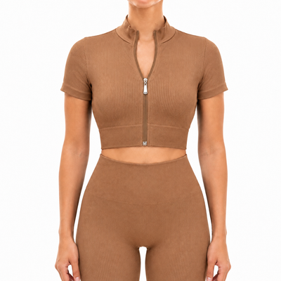OVYRE Zip Sculpt Crop